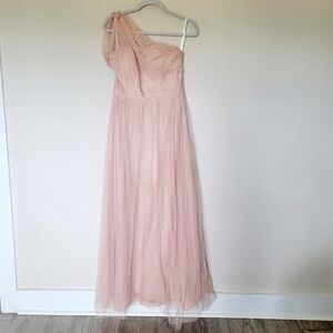 Reverly Bella Tulle Dress in Blush Pink